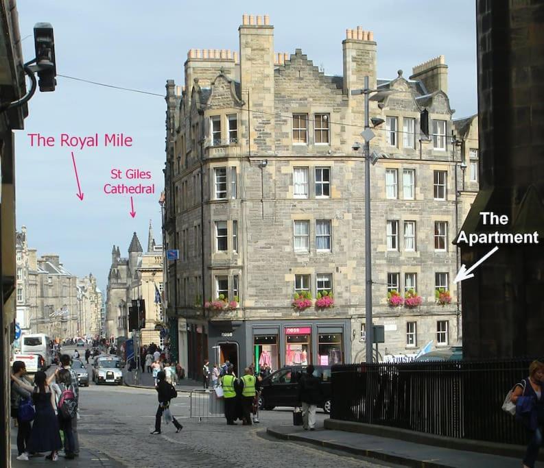 Royal Mile Apt, Just 1 Min From Edinburgh Castle! Luaran gambar